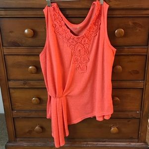 Scarlet Asymmetrical Dressy Tank - Lane Bryant